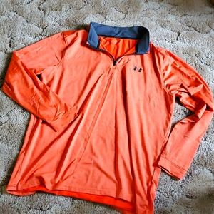 Men's Under Armor golf zip shirt long sleeve